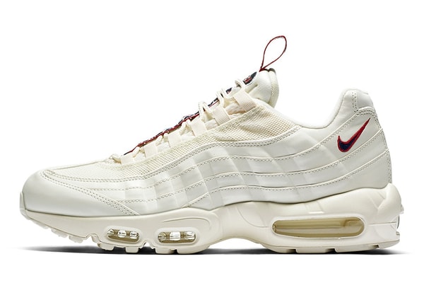 Nike Air Max 95 Blanc Languette Logo N