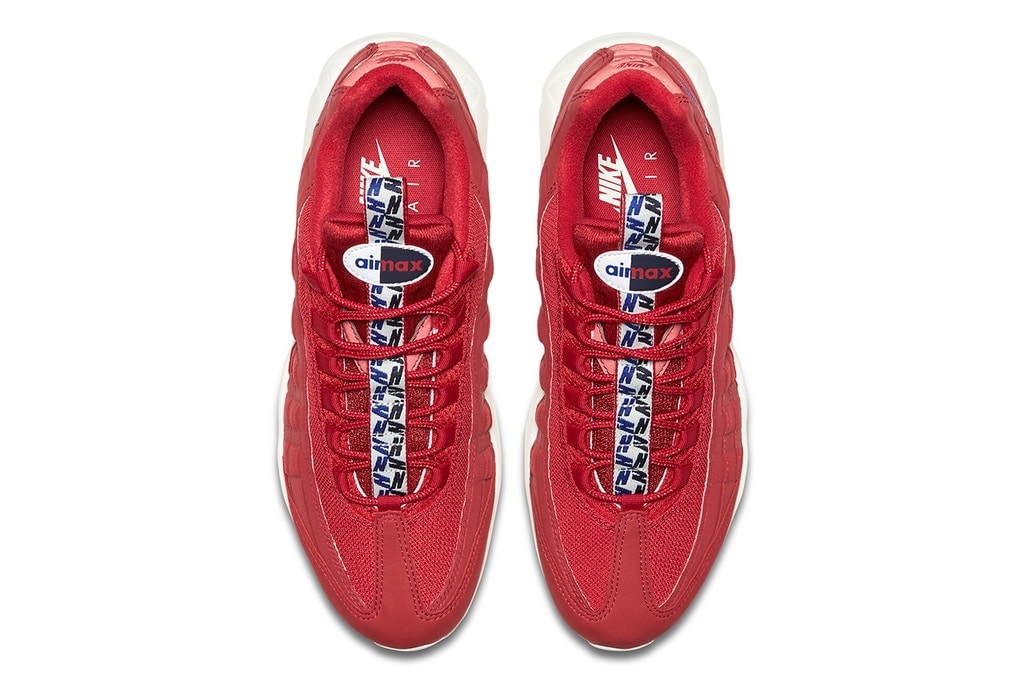 Nike Air Max 95 Blanc Languette Logo N
