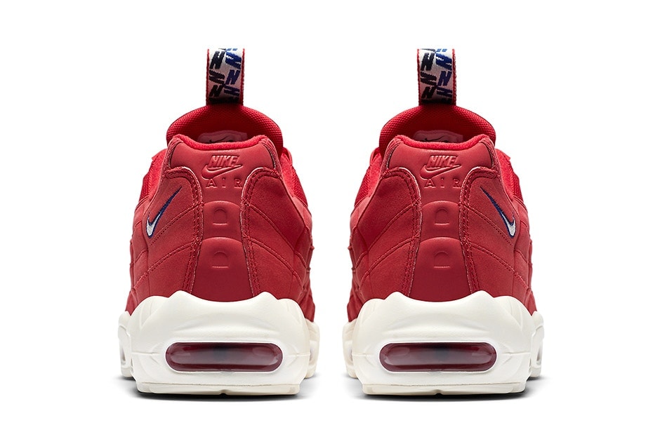 Nike Air Max 95 Blanc Languette Logo N