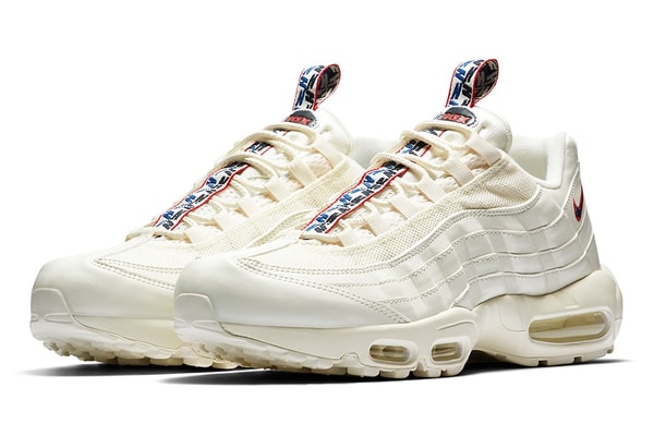 Nike Air Max 95 Blanc Languette Logo N