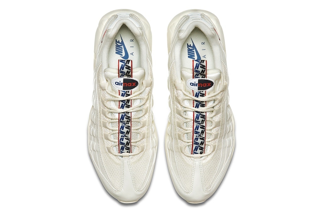 Nike Air Max 95 Blanc Languette Logo N