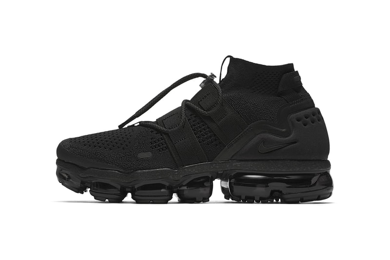 Nike Air VaporMax Flyknit Utility Montant Noir