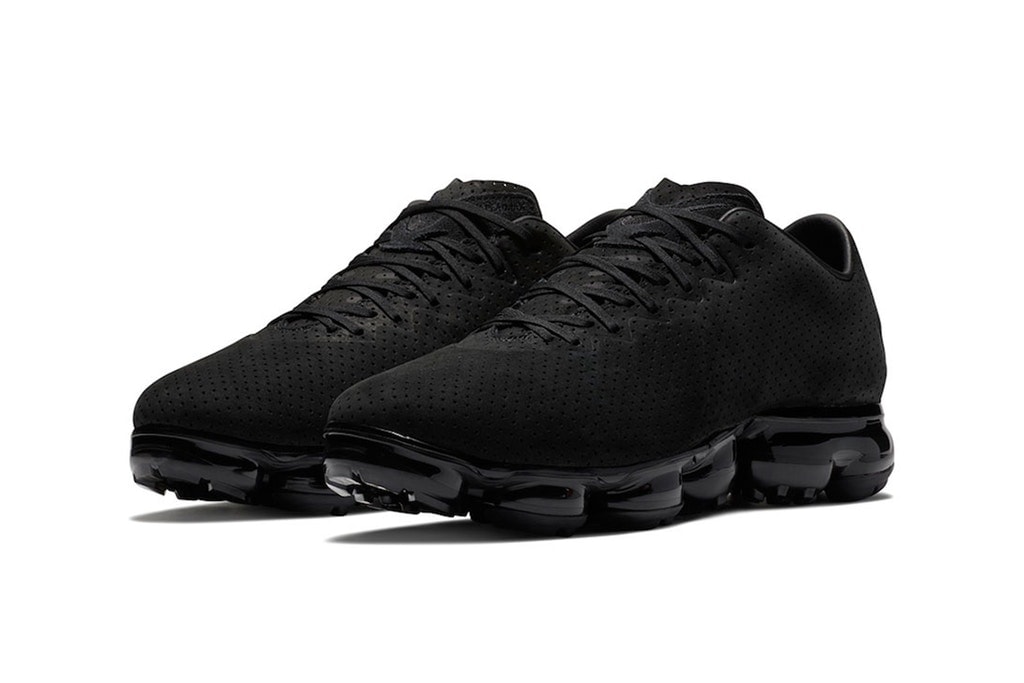 Nike Air VaporMax "Triple Black" Cuir Et Daim