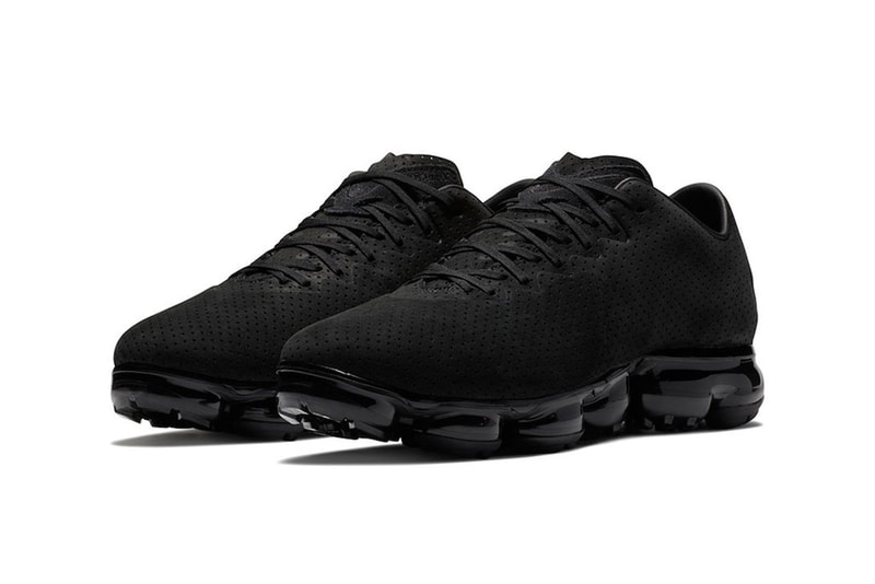 Nike Air VaporMax "Triple Black" Cuir Et Daim
