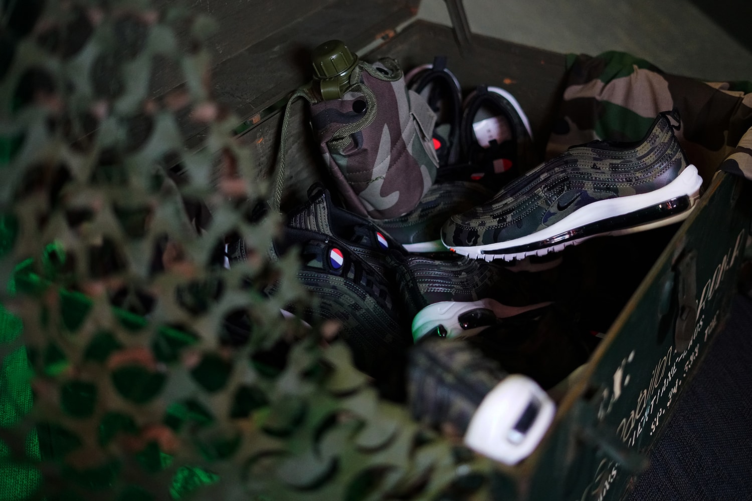 Malle Militaire Nike Air Max 97 Country Camo