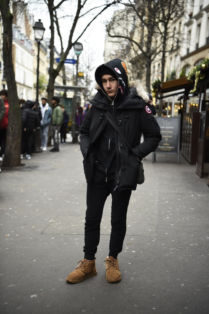 Street style Paris BAPE