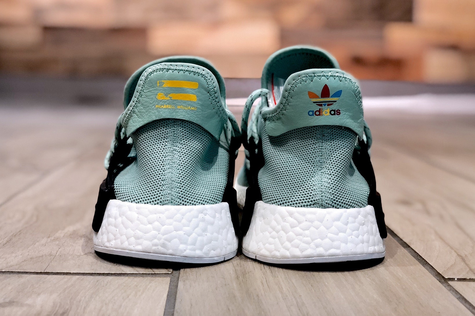 Pharrell Williams adidas Originals Hu NMD Vert Menthe Poivrée Lettres Chinoises