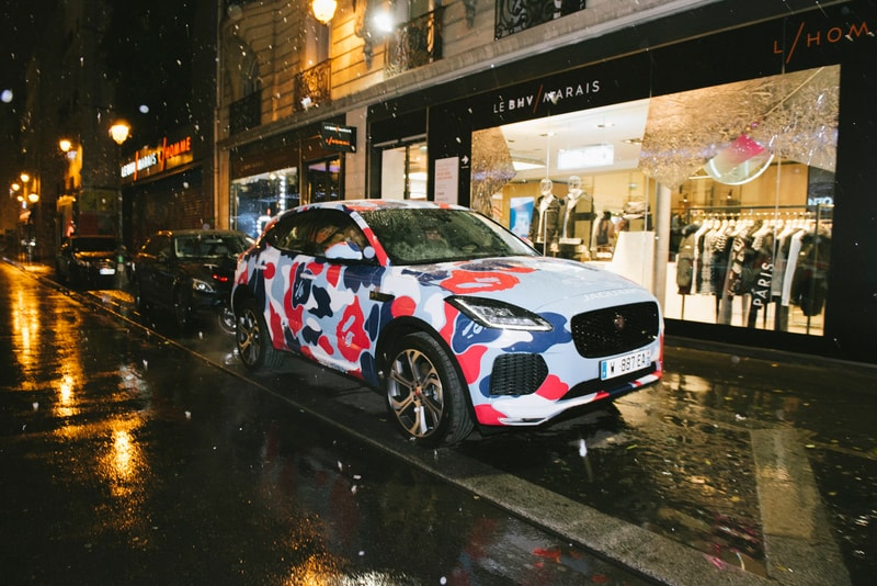 BAPE Store Paris Lancement Jaguar Marais Neige