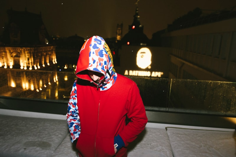 BAPE Store Paris Lancement Jaguar Marais Neige