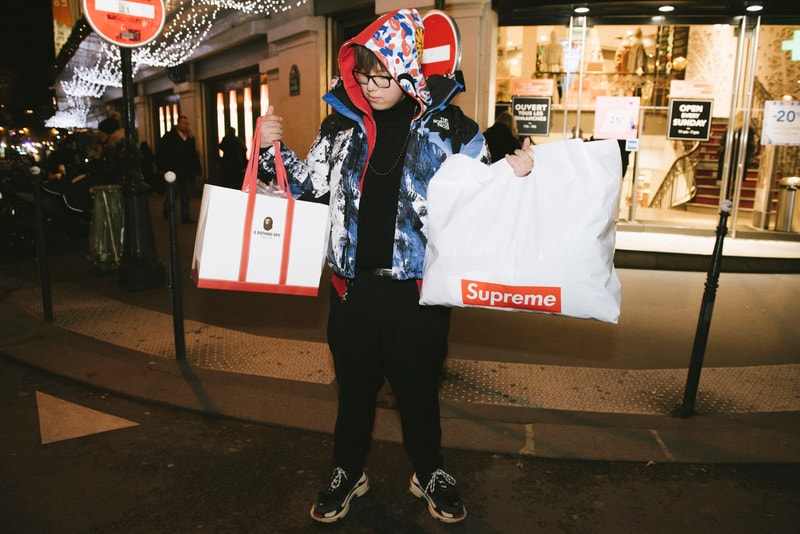 BAPE Store Paris Lancement Jaguar Marais Neige