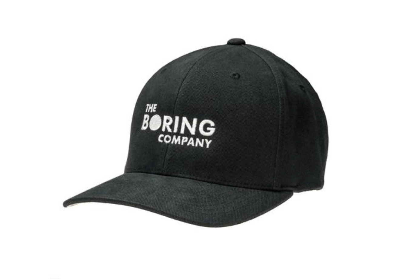 Casquette Noire The Boring Company logo blanc