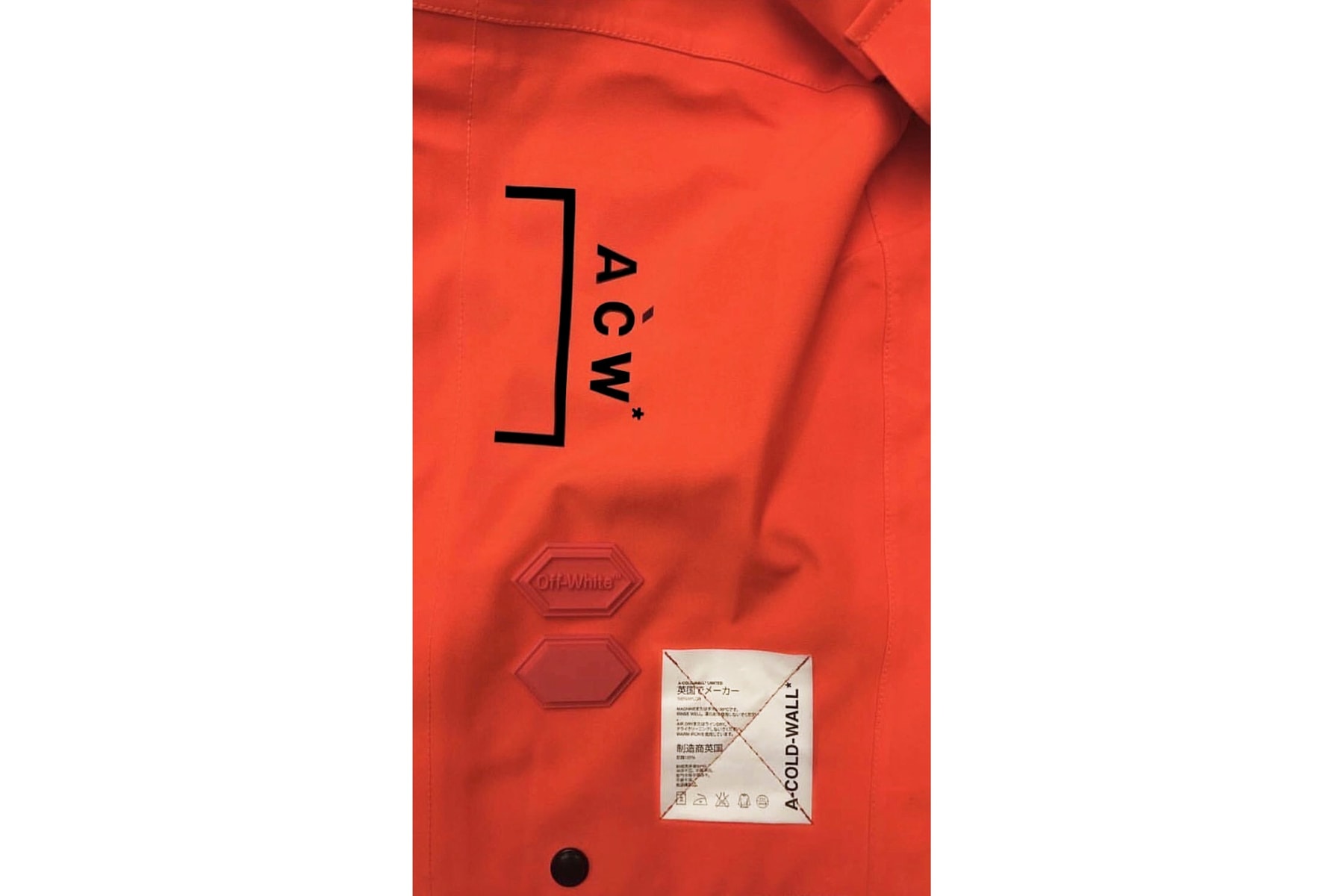 Aperçu De La Collaboration Entre A-COLD-WALL* et Off-White™