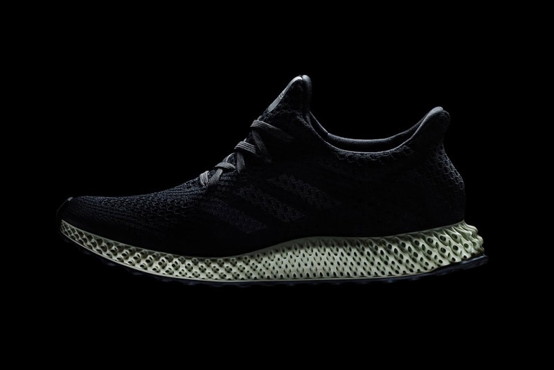 adidas Futurecraft 4D "Ash green" Sur Fond Noir