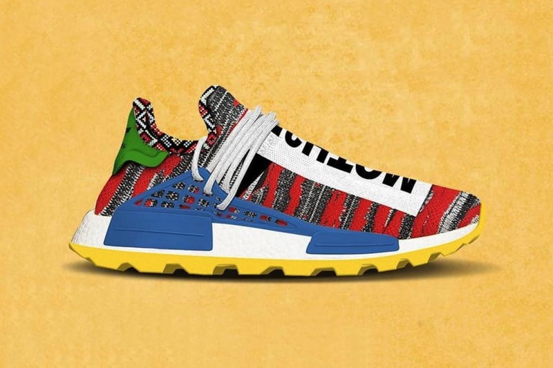 Gros plan adidas Pharrell