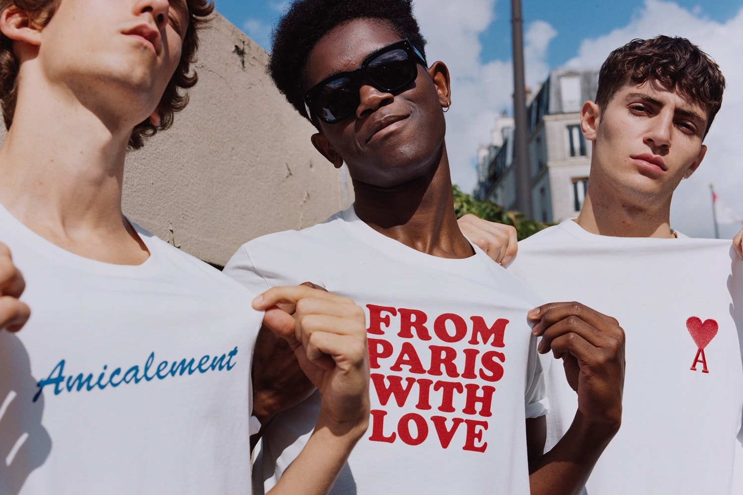 Tee-shirt AMI "From Paris With Love" Et "Amicalement"