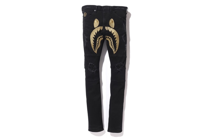 BAPE A BATHING APE® BLACK Haut De Gamme Noir Or
