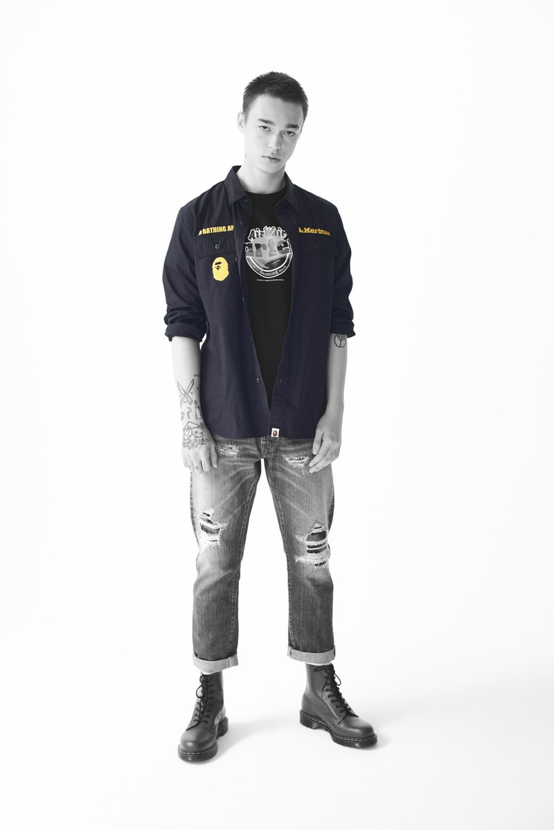 A Bathing Ape BAPE Japan Exclusive Lookbook Collection Capsule Dr. Martens