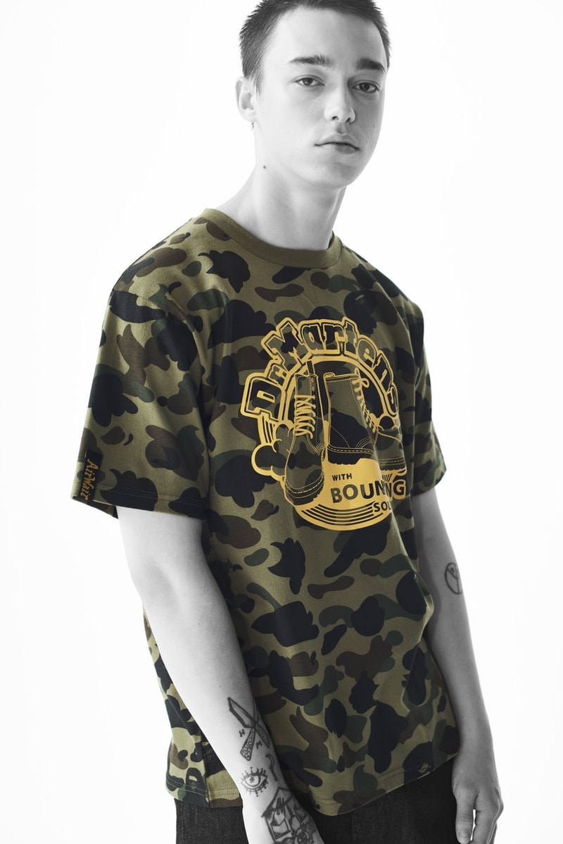 A Bathing Ape BAPE Japan Exclusive Lookbook Collection Capsule Dr. Martens