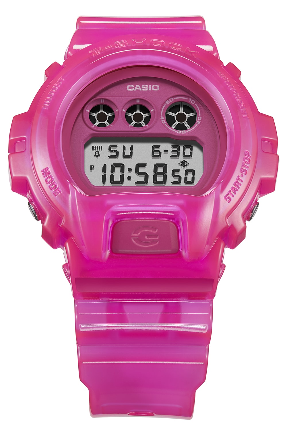 CASIO G-SHOCK NIGO Fluorescent Rose Jaune Montre
