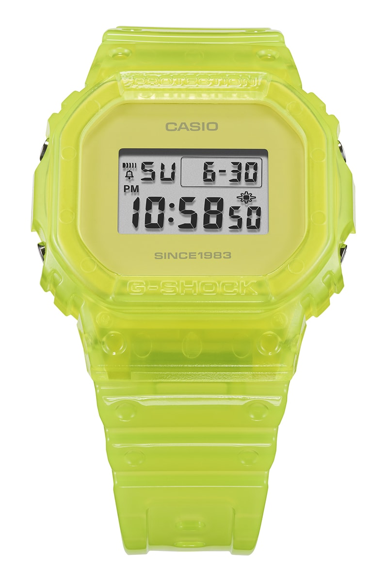CASIO G-SHOCK NIGO Fluorescent Rose Jaune Montre