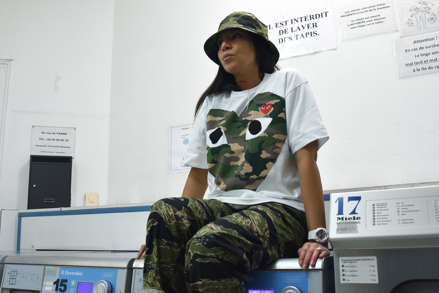 Lookbook Comme Des Garçons PLAY Camouflage T-Shirt