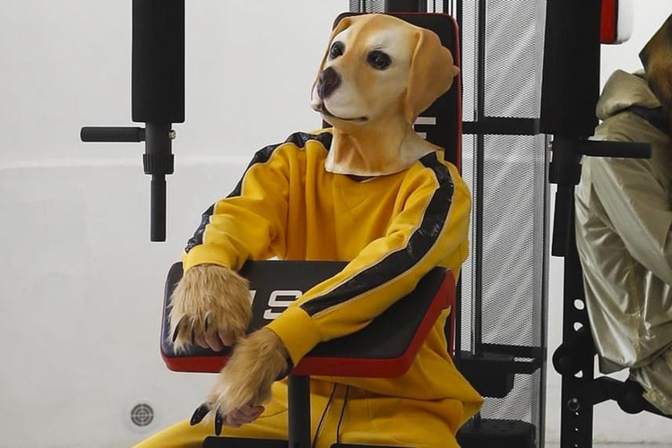 Julien David Glisse Des Masques De Chiens Pour Présenter Sa Collection Automne/Hiver 2018