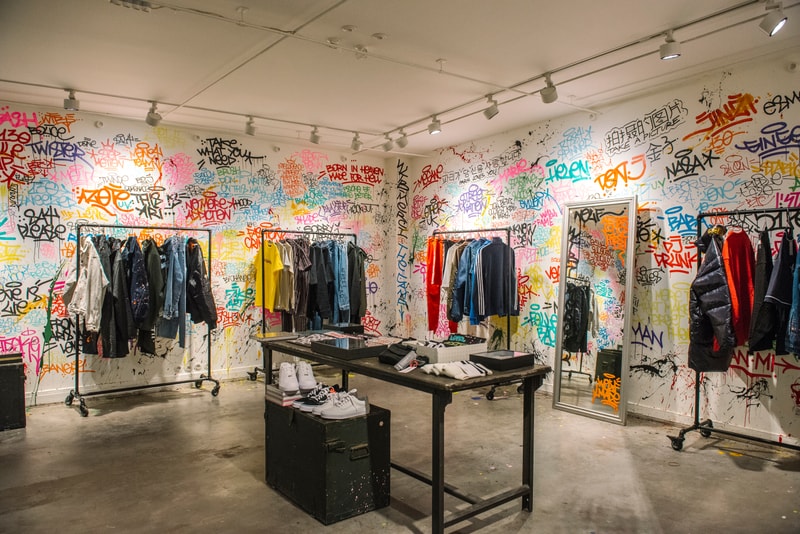 Images Du Pop-Up Store Streetwear De Merci