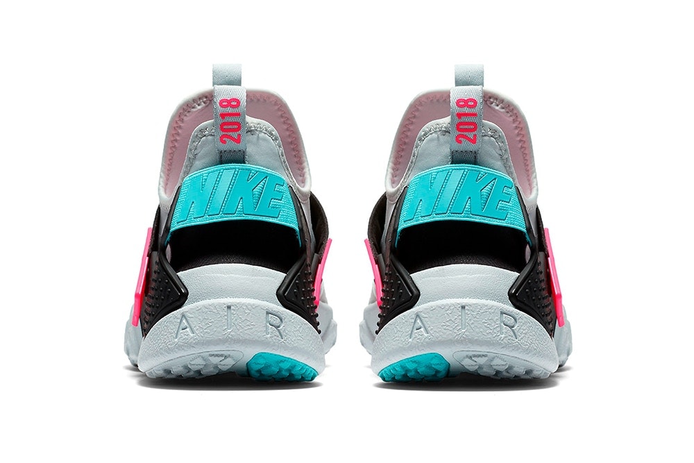 Air Huarache South Beach, Neon Blue, Pink
