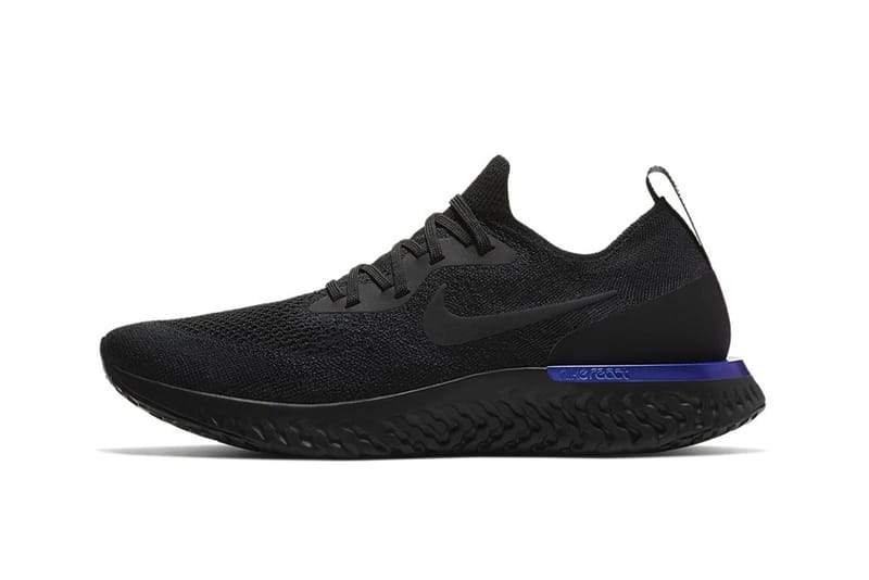 La Nike Epic React Flyknit Arrive En "Black/Racer Blue"