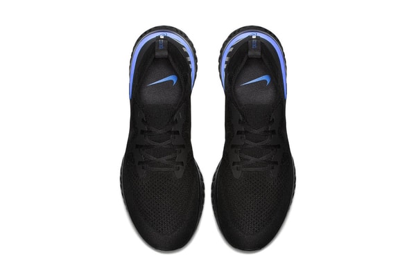 La Nike Epic React Flyknit Arrive En "Black/Racer Blue"