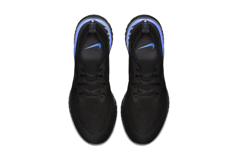 La Nike Epic React Flyknit Arrive En "Black/Racer Blue"