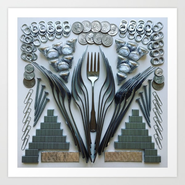 "Qtip-top Forme" Oeuvre Adam Hillman