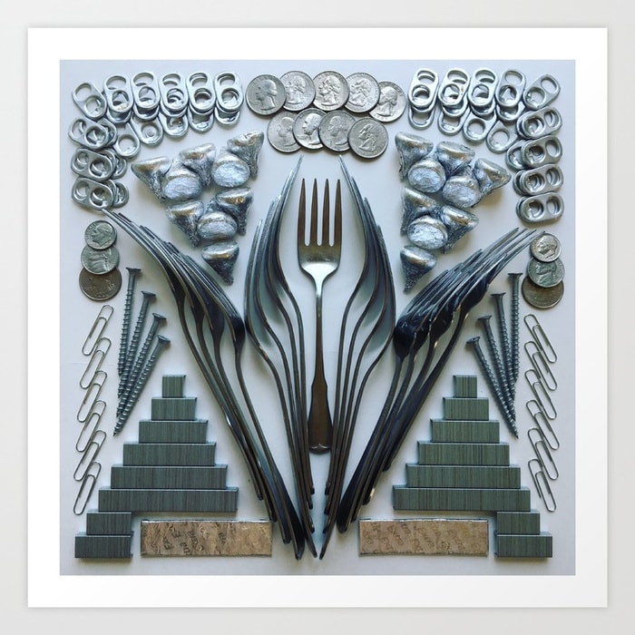 "Qtip-top Forme" Oeuvre Adam Hillman