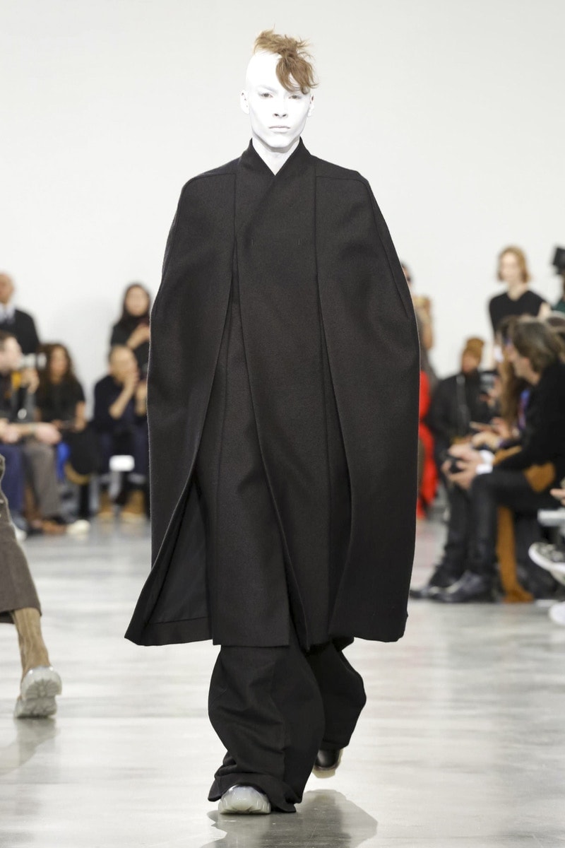 Rick Owens Paris Fashion Week Fall Winter 2018