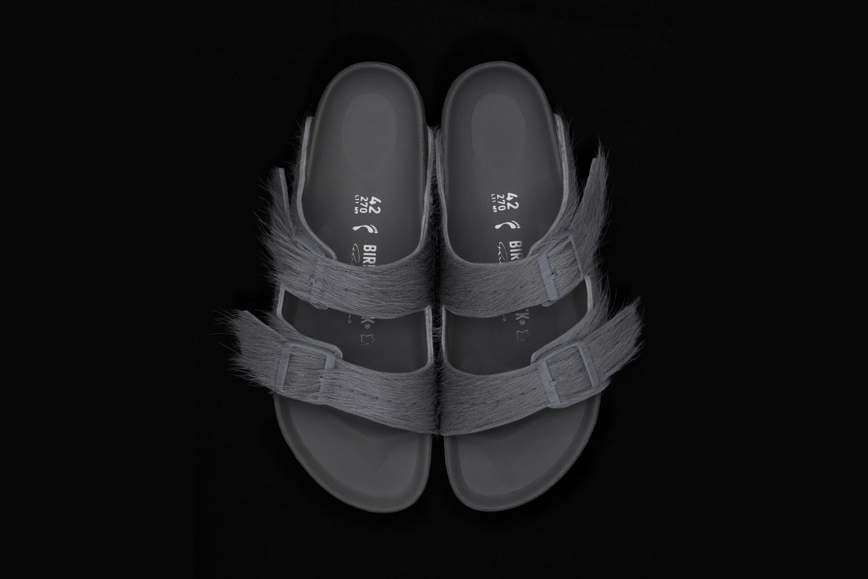 Sandales Rick Owens X Birkenstock Grises