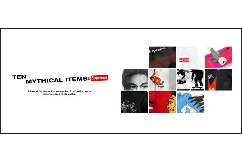 Couverture Du Sujet Sur Les 10 Pièces Mythiques De Supreme