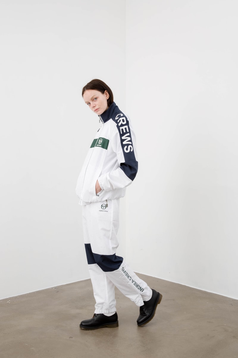 Andrea Crews Sergio Tacchini Lookbook