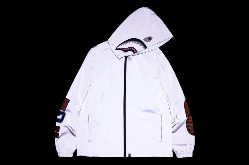 BAPE gros plan Veste Reflective