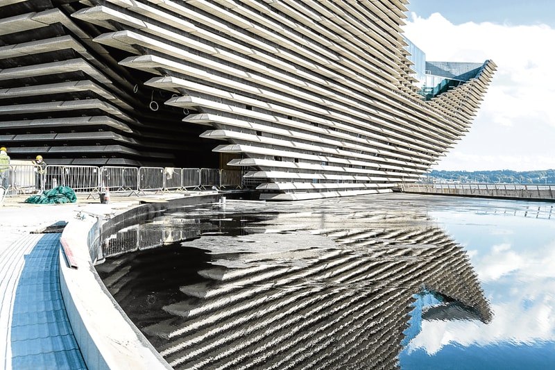 V&A Dundee Musée Ecosse Design Royaume Uni Kengo Kuma
