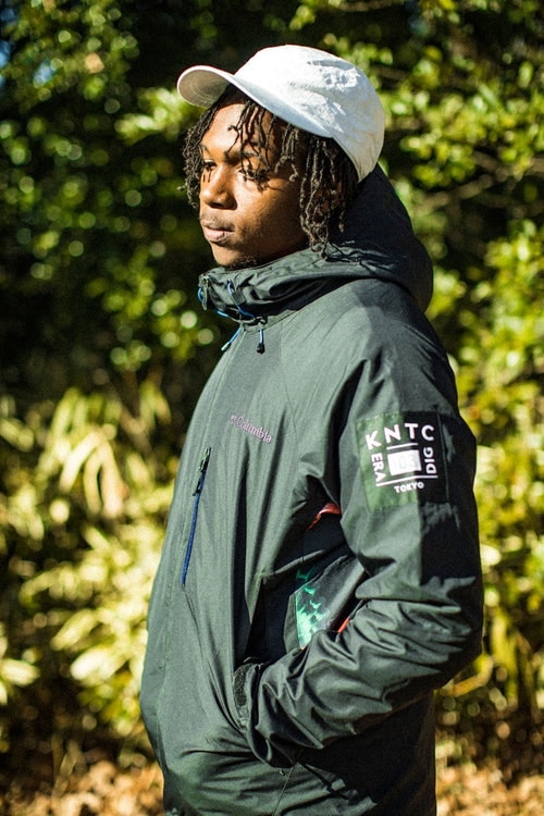 Veste fleur mannequin lookbook