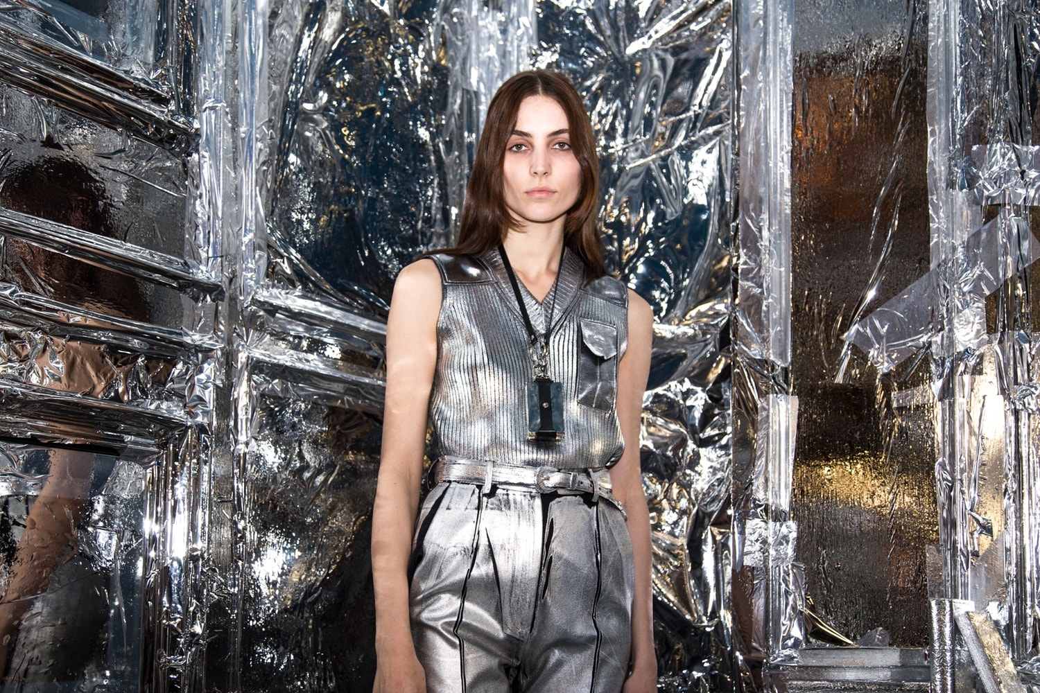 MM6 Maison Margiela Collection Argentée Automne/Hiver 2018
