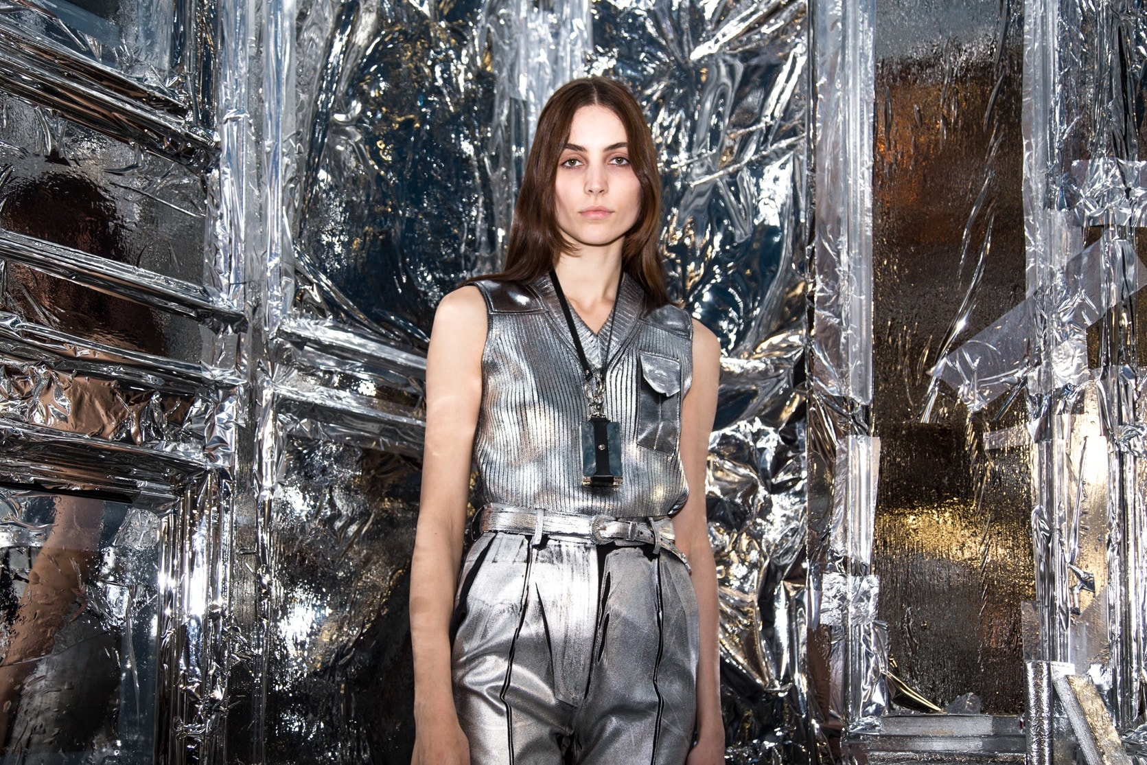 MM6 Maison Margiela Collection Argentée Automne/Hiver 2018