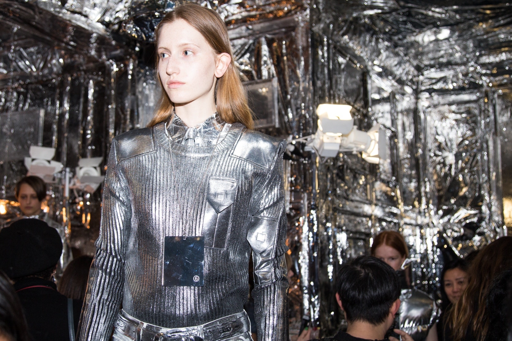 MM6 Maison Margiela Collection Argentée Automne/Hiver 2018