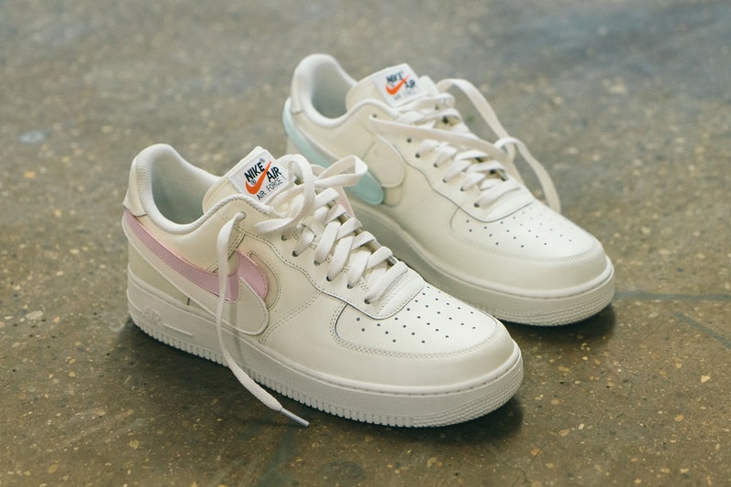 Gros Plan Sur La Nike Air Force 1 "Swoosh Pack"
