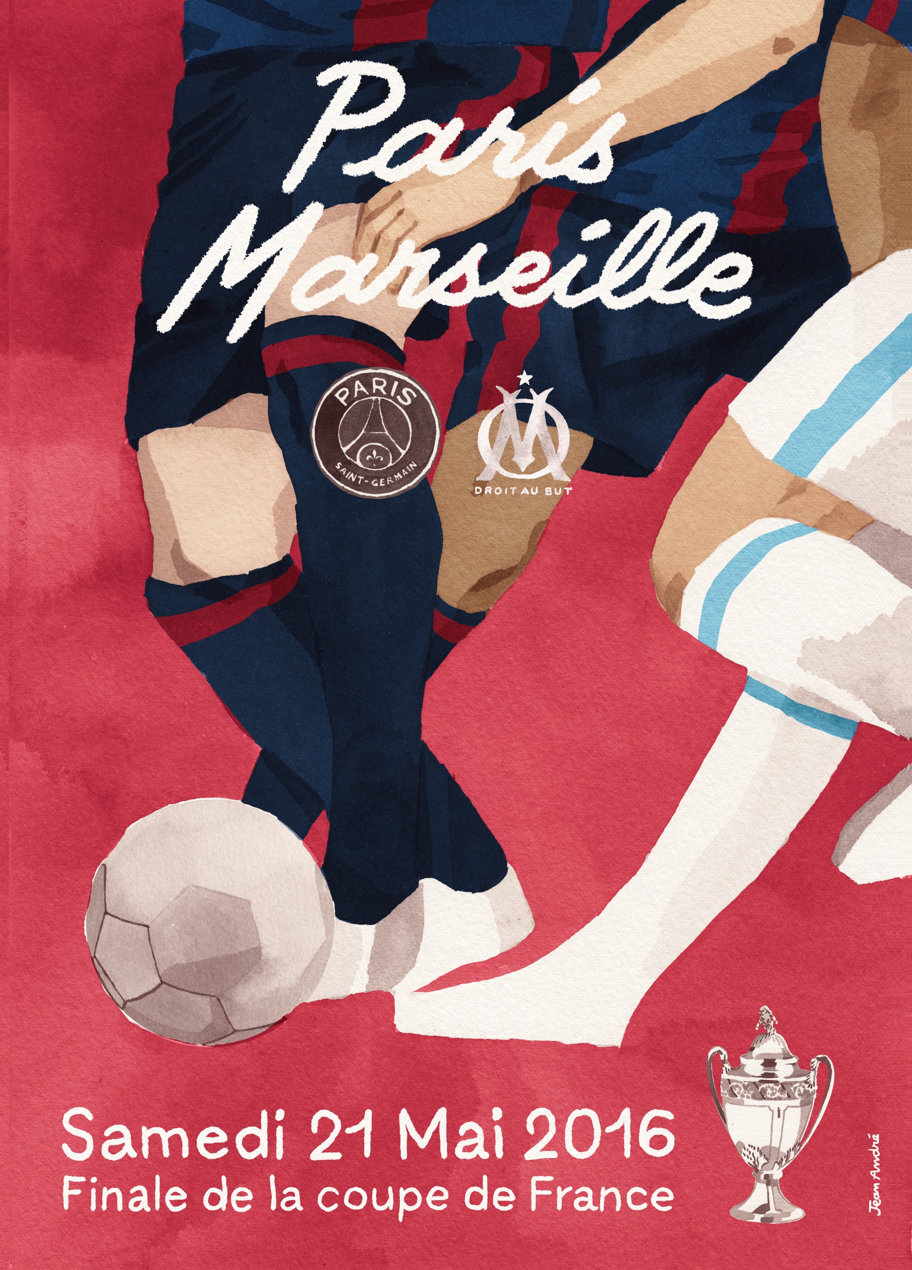 Poster Officiel Du Match PSG/ Real Madrid