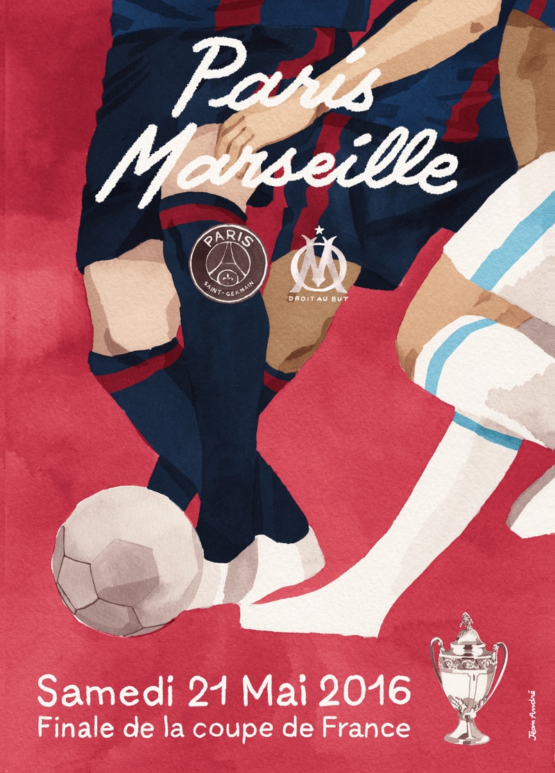 Poster Officiel Du Match PSG/ Real Madrid