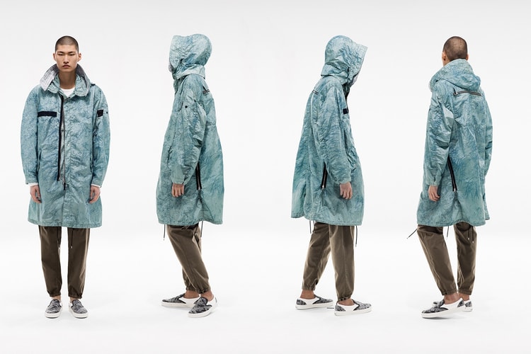 De L'Imprimé Pour Le Lookbook Shadow Project Printemps/Été 2018 De Stone Island