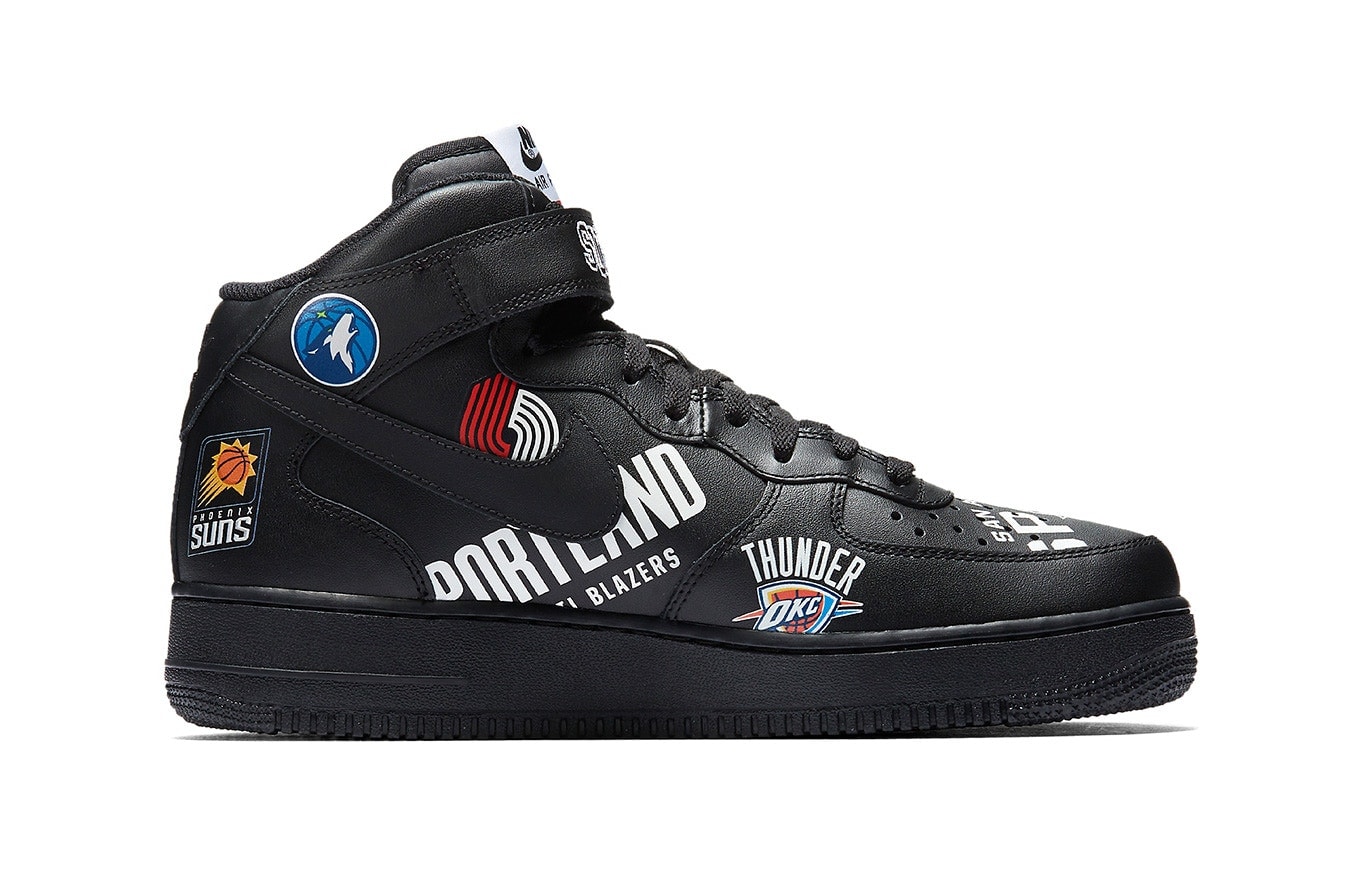 Nike Air Force 1 Mid Supreme & NBA