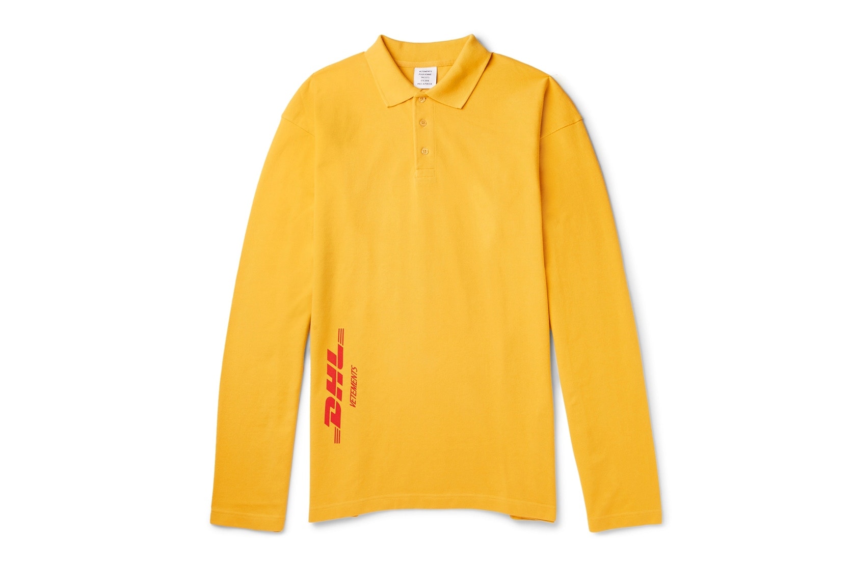 Vetements Demna Gvasalia DHL Collection Capsule Mr Porter Printemps Eté 2018