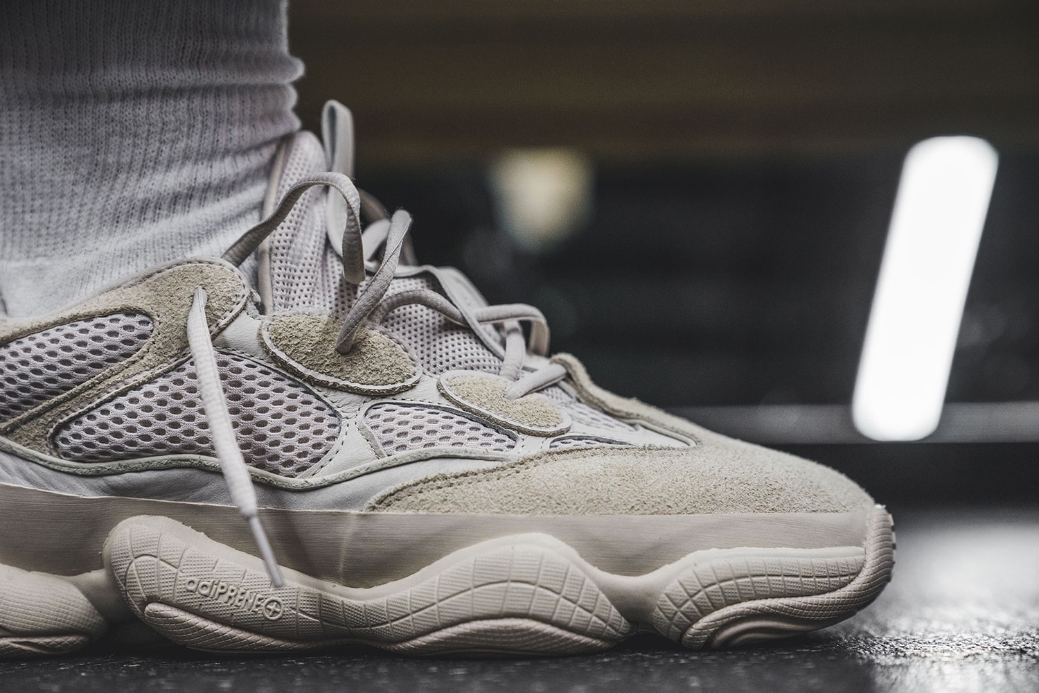 Visuel "On-Feet" De La YEEZY 500 "Blush"